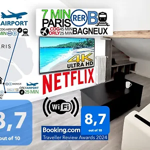 Bagneux Paris Confort Netflix Rer B Appartamento